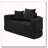 Boneless Convertible Sofa Couch Bed,Multi-Functional,Circular Bed,Adjustable Futon Sofa ,No Assembly Compressed Corduroy Floor Lounge Sofa For Apartment Office Bedroom Living Room-1659212738-1659212765