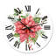 Horloge murale traditionnelle Holly Mistletoe Berries & Christmas Fir Branch II-60282084