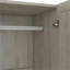 Armoire à 3 portes avec tablettes