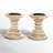 6'' H Wood Tabletop Candlestick