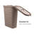  50L Slim Laundry Hamper, Clothes Basket, Lid, Plastic-127321047-127321048