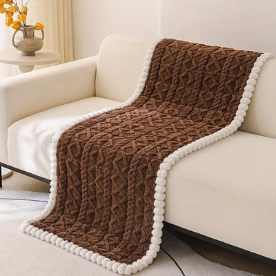 Housse de siège pour canapé pour animaux de compagnie - café - envers antidérapant, lavable, convient aux animaux de compagnie, convient à un canapé à 3 coussins, 27,6 po x 59,06 po
