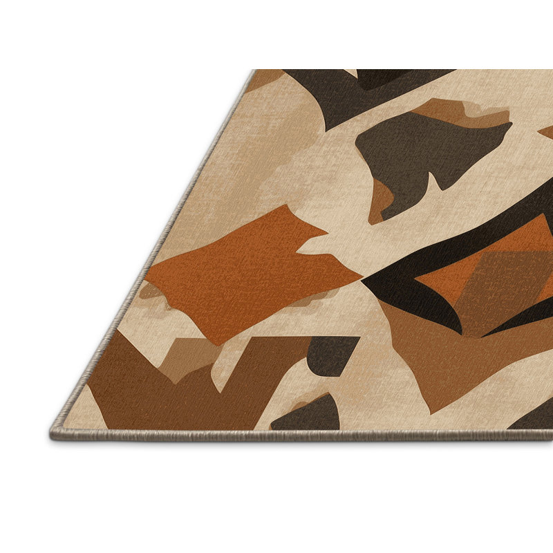 Terracotta Whispers Rug, Square 4'