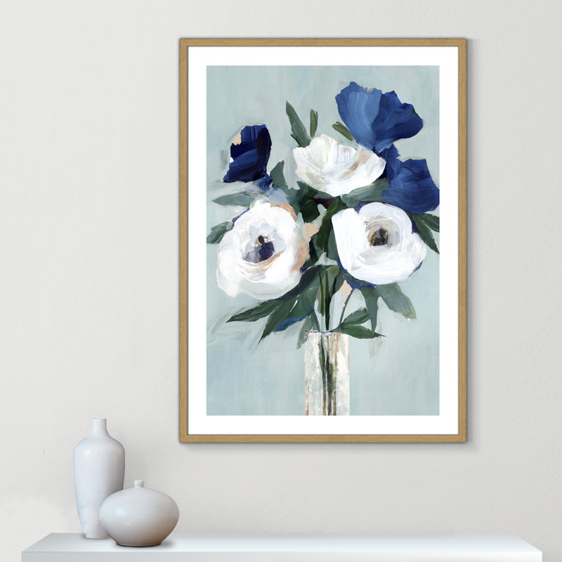 The Day I Met You - Cadre photo, reproduction d'art sur papier, H 41,5 po x l 29,5 po x P 0,75 po, Papier avec cadre beige