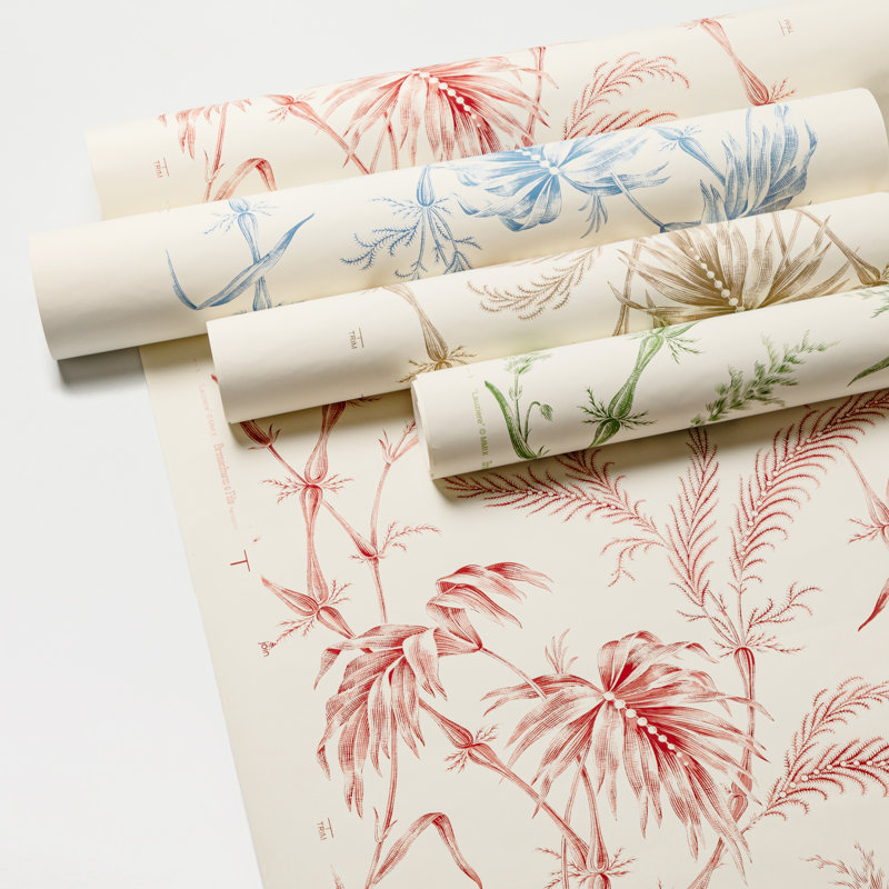 Louverne Lauziere 30' L x 20" W Wallpaper Roll, Taupe
