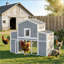 Maison pour animaux en bois, grand poulailler, poulailler