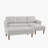CastillyModern Castilly 80.71'' Square Arm Sofa BedSet