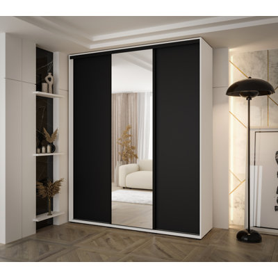 3 Door Manufactured Wood Wardrobe