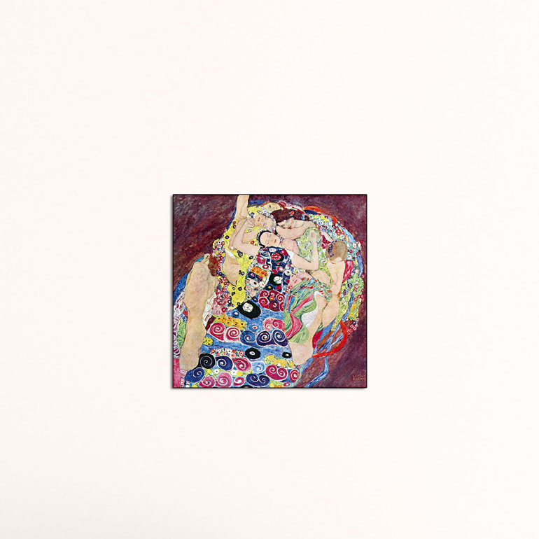 Gustav Klimt - Wrapped Canvas Painting, 50cm H x 50cm W x 1.8cm D