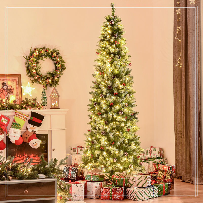 Arbre de Noël artificiel 7,5 pi