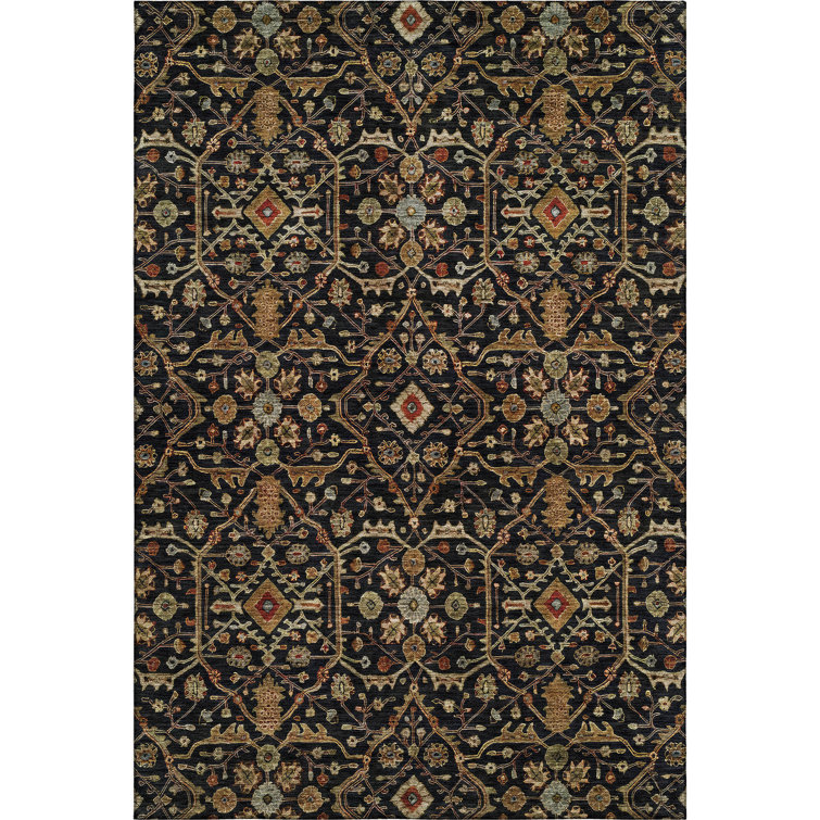 Premium Machine Washable Ducote AMF1130 Global Rug