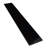 24" x 4" Polished Porcelain Bullnose Tile Trim in Absolute Black