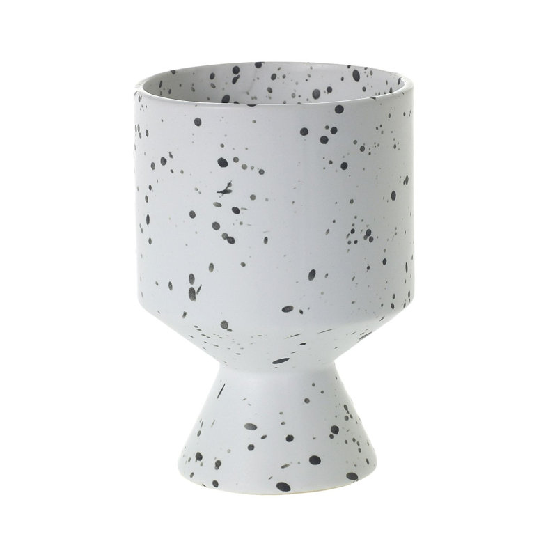 Pot à fleurs en céramique Waters, H 6,25 po x l 4,5 po x P 4,5 po