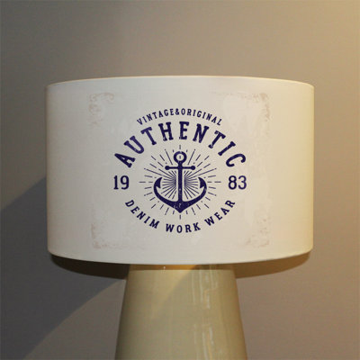 Cotton Drum Lamp Shade ( Uno )