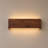 Black Walnut Linear LED Touch Wall Sconce