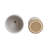 Ceramic Saucer Planters With Textured Circular Design, Durable Modern Accent Planter Pots, Contemporary Style Containers For Indoor Decor, Set Of 2-913906409