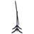 Dunne Black Cheval Mirror