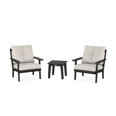Oxford 3 Piece Seating Group with Cushions