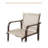 Joaovictor Metal Outdoor 27.6 " H Patio Stool