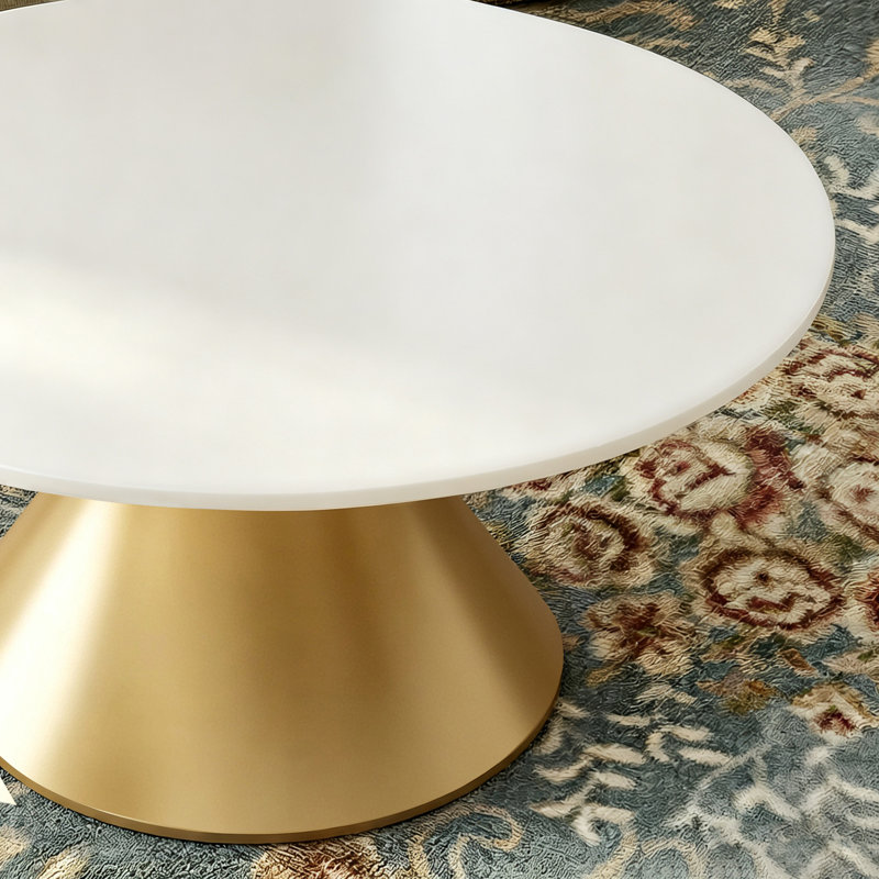 Table basse 41 po pour 4 à 6 personnes, Blanc