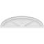 Fronton elliptique en PVC de qualité architecturale à 3 rayons l 30 po x H 8-1 / 2 po x P 2 po-41854448