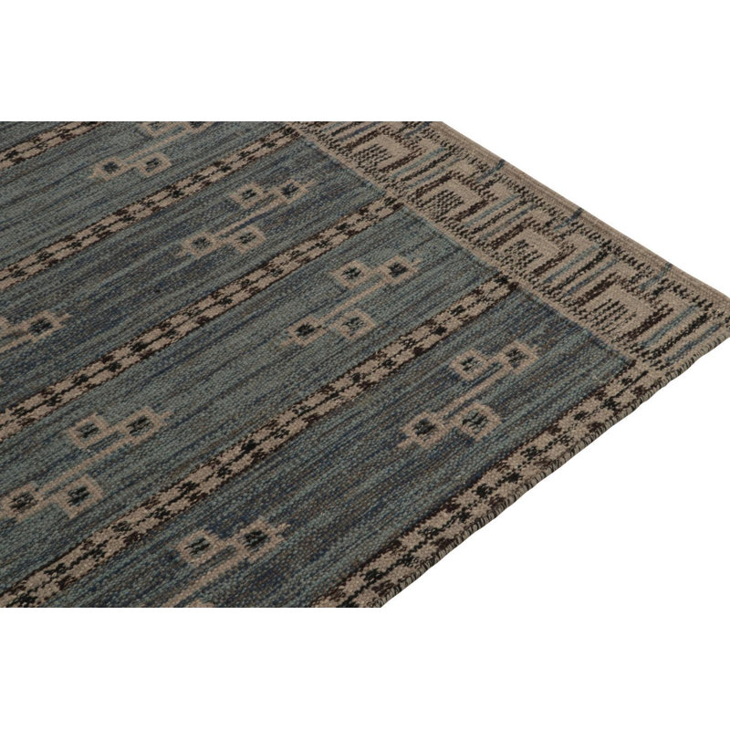 Scandinavian Wool Geometric Area Rug, Rectangle 12' x 16'