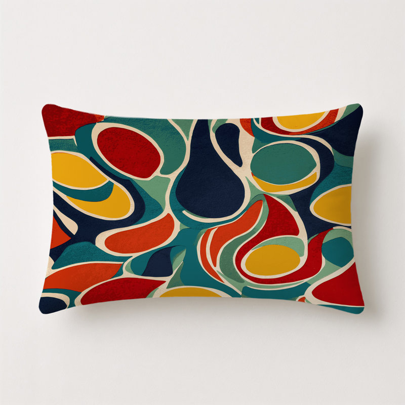 Witty Loop Indoor And Outdoor Pillow, Rectangle 20"H x 14"W