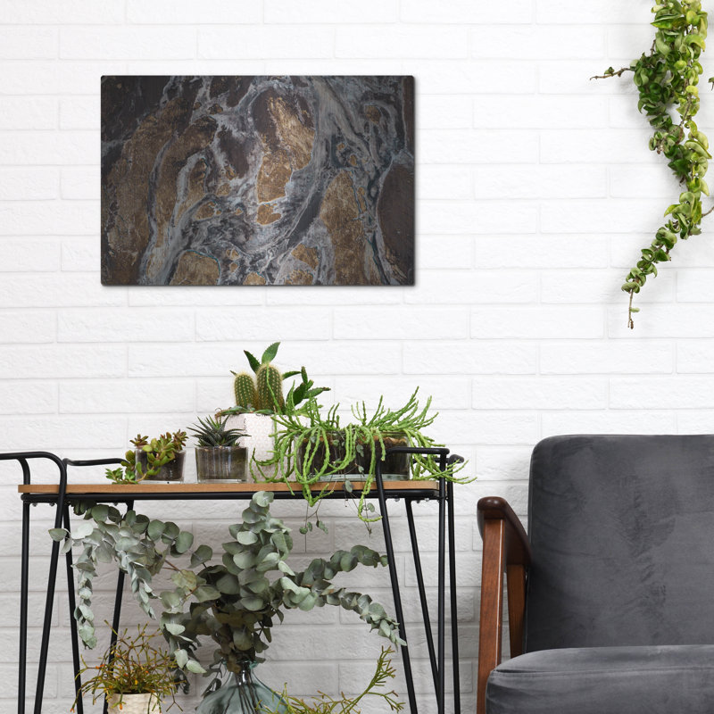  'Over Iceland' by Max Blakesberg Studios Metal Wall Art, 12" H x 16" W