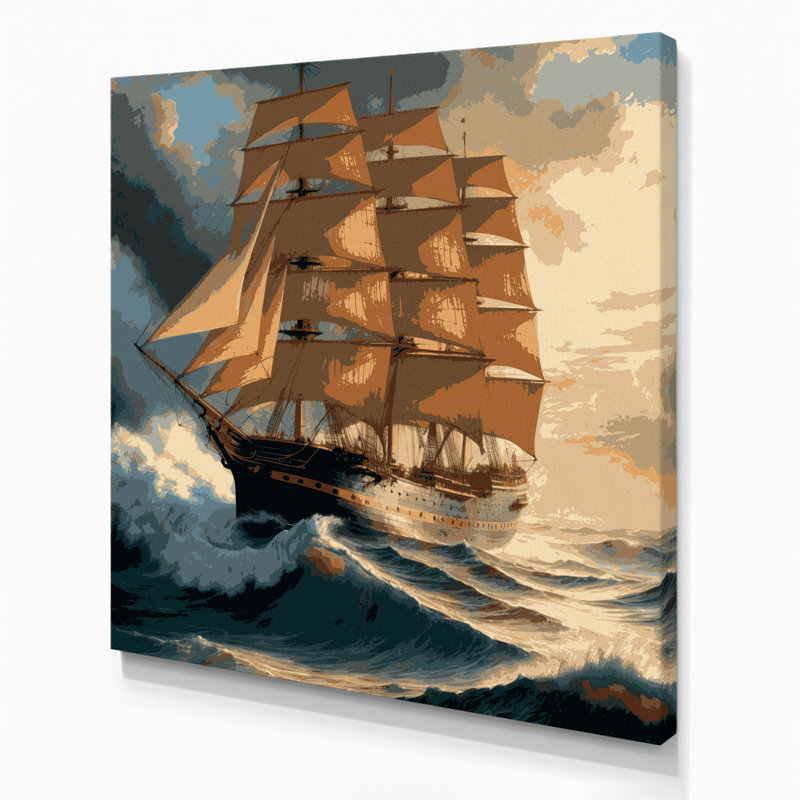 Art mural sur toile gris, H 32 po x l 32 po