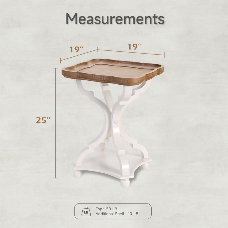 Ensemble de tables de bout à piédestal Cermenho