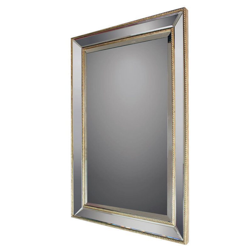 Epifanio Rectangle Wall Mirror, Gold