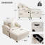 Chaise moderne surdimensionnée avec repose-pieds (chaise incluse seulement)-1552296352