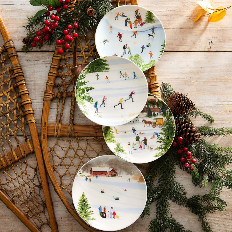Caskata X Felix Doolittle Winter Wonderland Plates