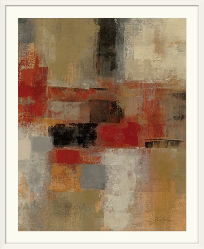 «Intersection Crop II» par Silvia Vassileva, reproduction d'art, H 20 po x l 16 po x 1,5 po, Toile