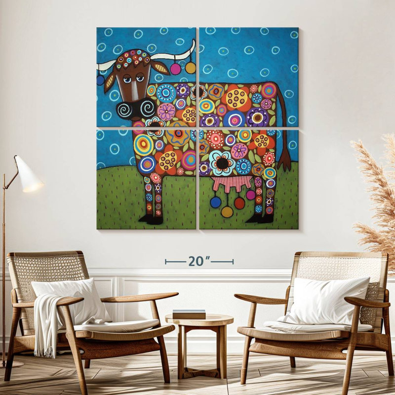 Vache Ashelle, H 57 po x l 57 po