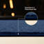 Tapis rond bleu foncé Melgoza-2085501385