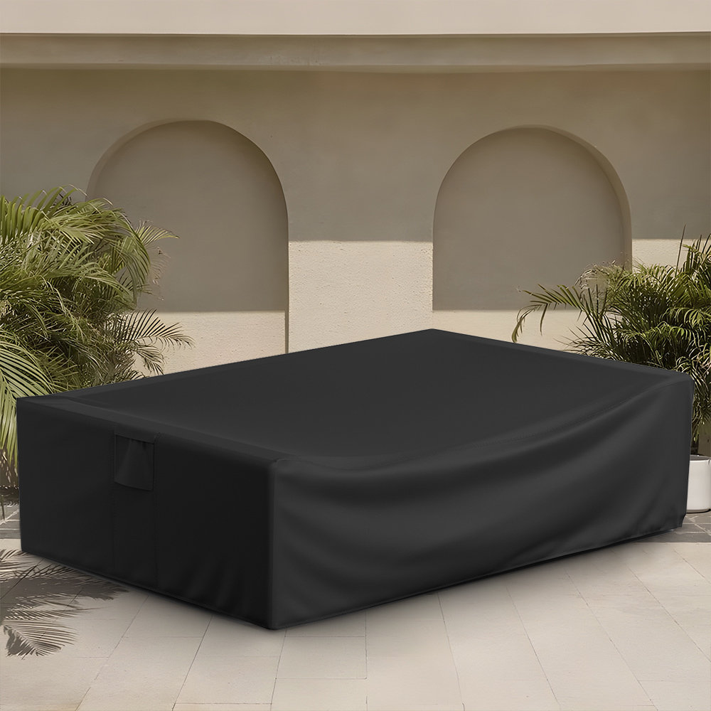 Patio Conversation Cover, Heavy-duty Waterproof Patio Furniture Cover Arlmont & Co. 