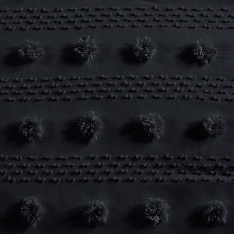 Comforter Black Microfiber Design,