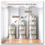 Bibliothèque rotative à 5 niveaux, 360 °-889084882