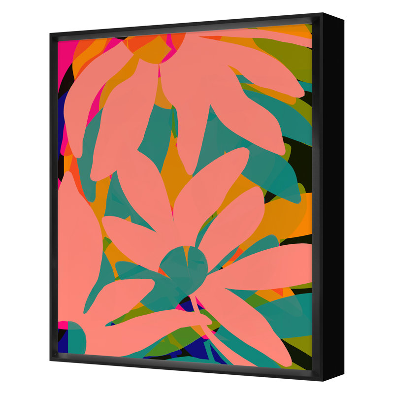 "Vivid Garden 1" par Bock, Alicia, H 20 po x l 16 po, Noir