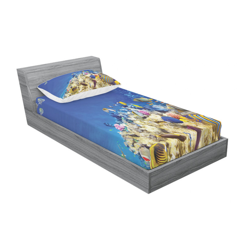 Microfiber Sheet Set, Twin XL Sheet Set with Fitted Sheet