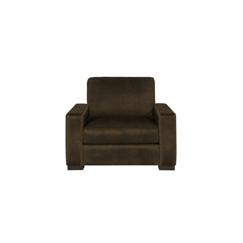 Urban Cowboy Leather Chair And A Half, Walnut (Coyote), Nutmeg