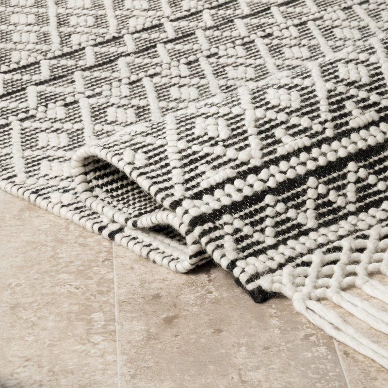 Tapis ivoire touffeté à la main Napoleon, Rectangle 5 pi x 8 pi