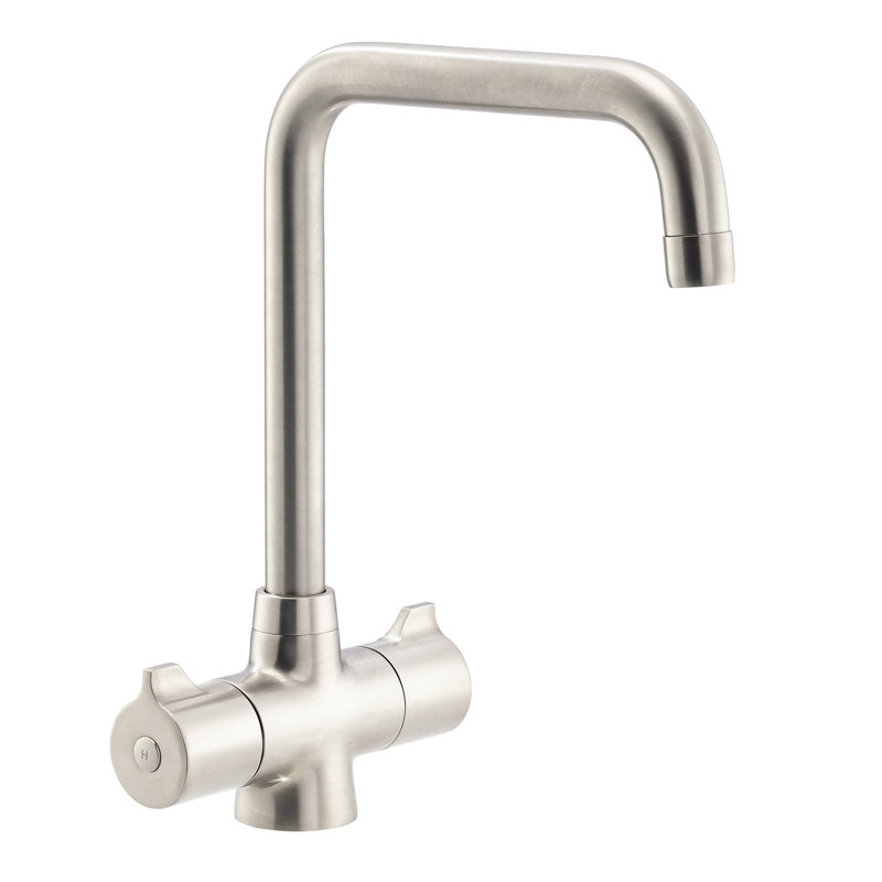 Abode Designs Crescendo Kitchen Faucet, Brushed Nickel