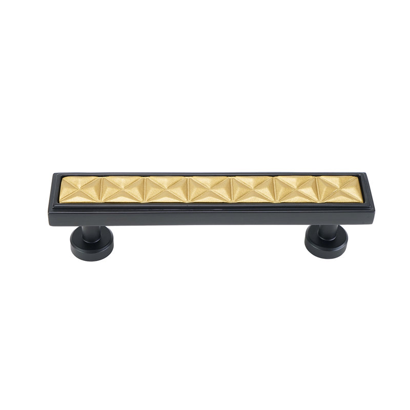 Spectra Origami 3" center to center pull, Black/Gold, 4 Inch
