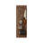 Wall Mounted Full Length Mirror, Full Body Mirror With Shelf, Full Body Mirror With Hook Wall Mounted Mirror With Multifunctional Design Panel, Bedroom/Living Room/Entrance Walnut (47.6*15.7In)-563048415