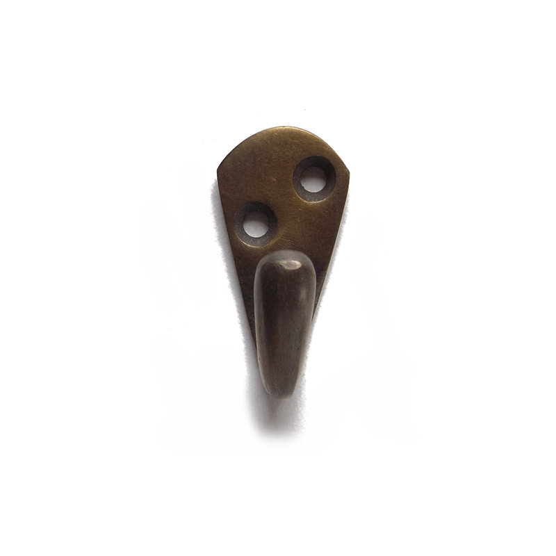 Wall Mounted Small Triangle Back Robe Hook