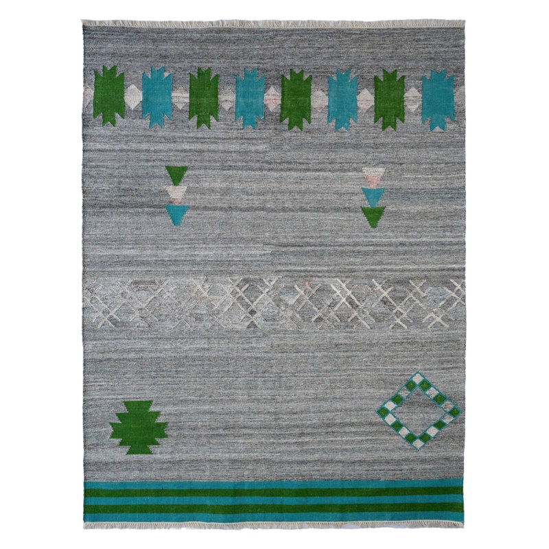 Flatweave Southwestern Indoor Rug, Rectangle 3' x 5'