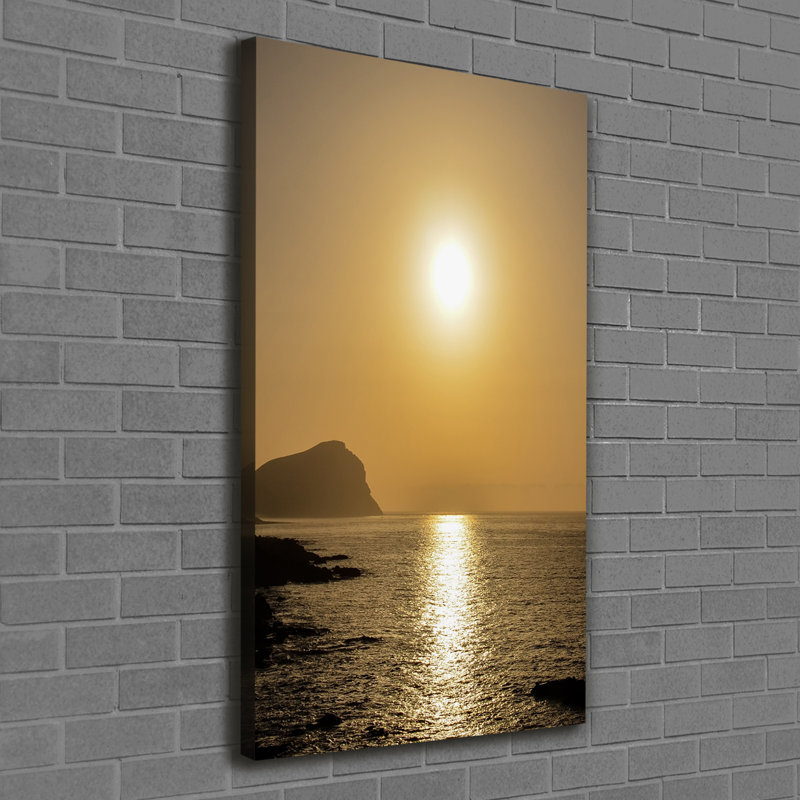 Sunset Sea - Wrapped Canvas Print