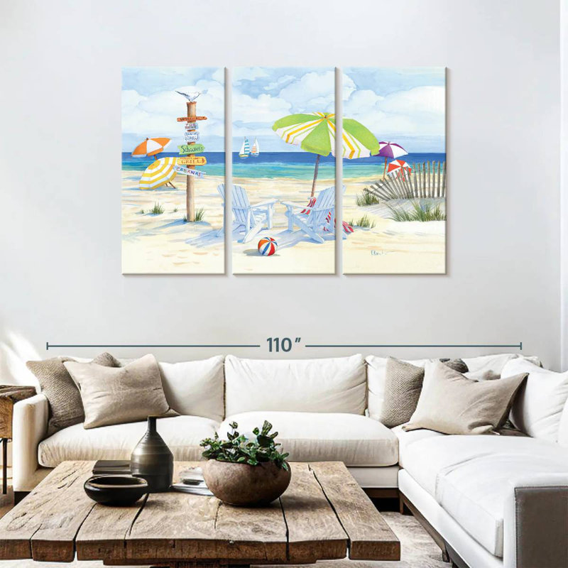 Chaises Adirondack Gillard Beach Signs, H 48 po x l 74 po